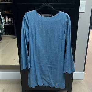 Blue Denim Women's Shift Dress